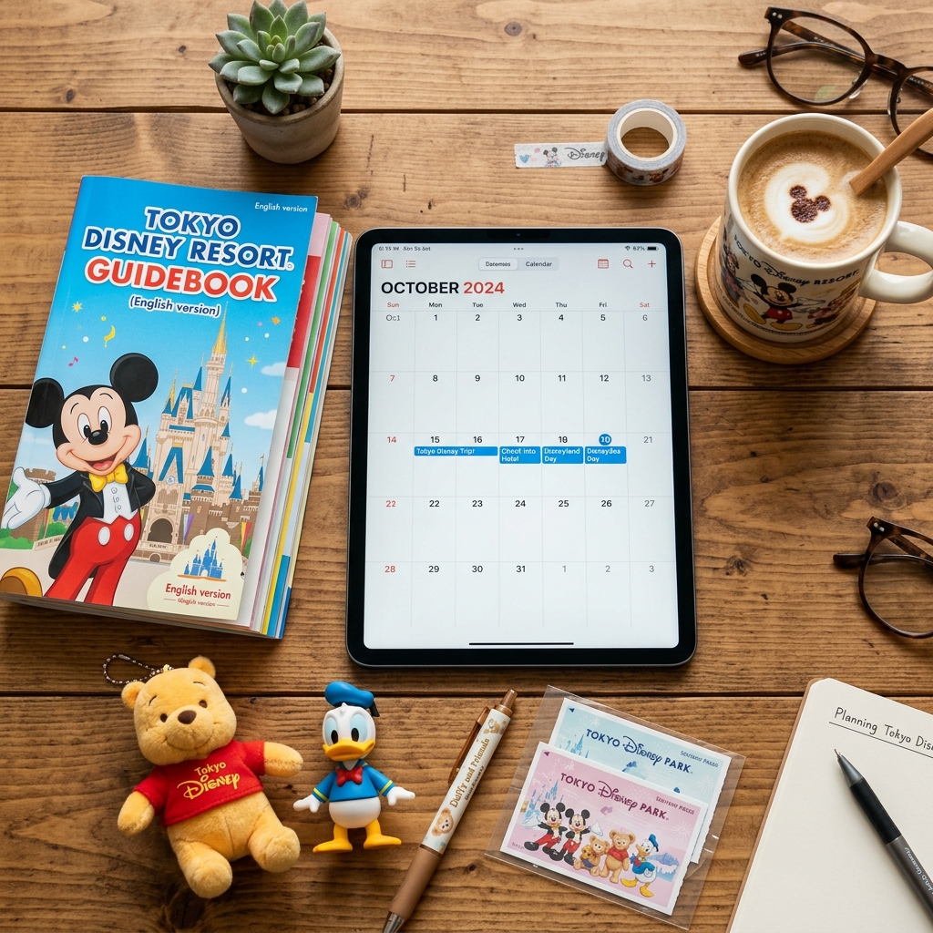 【完全版】初めてのディズニー旅行計画！準備から当日の流れまで5ステップ