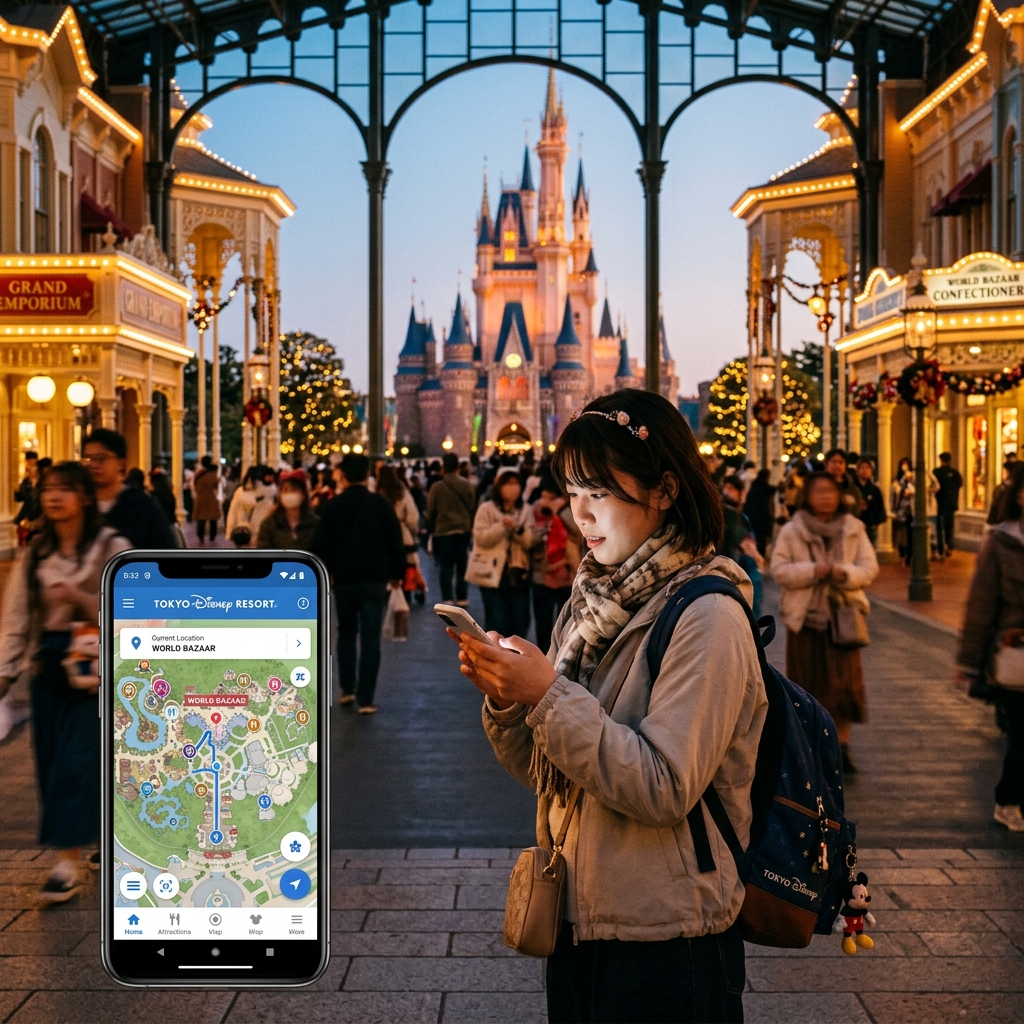 現代のディズニー旅行は「公式アプリ」がないと何も始まらない理由